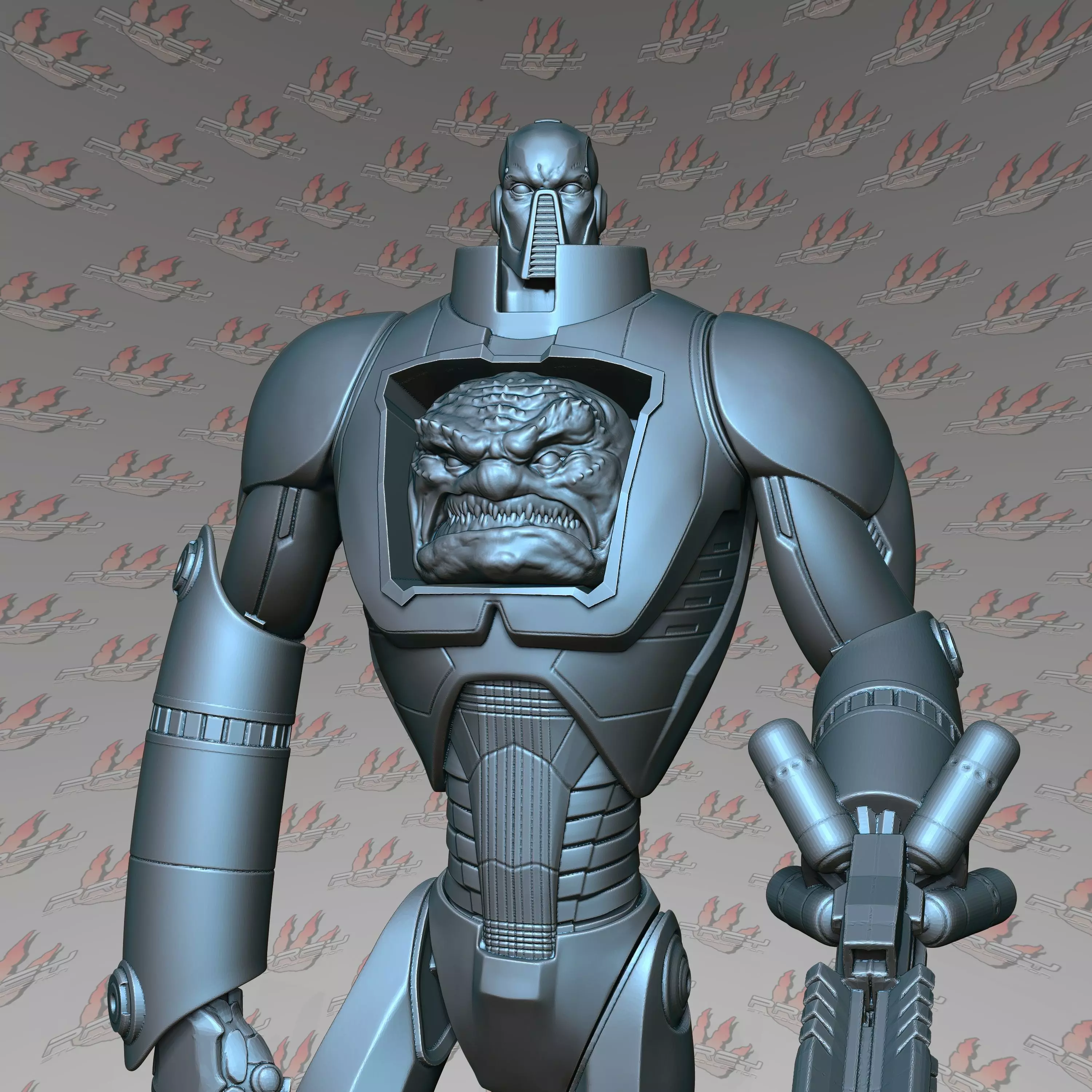 Krang 1-10 3D print model_0