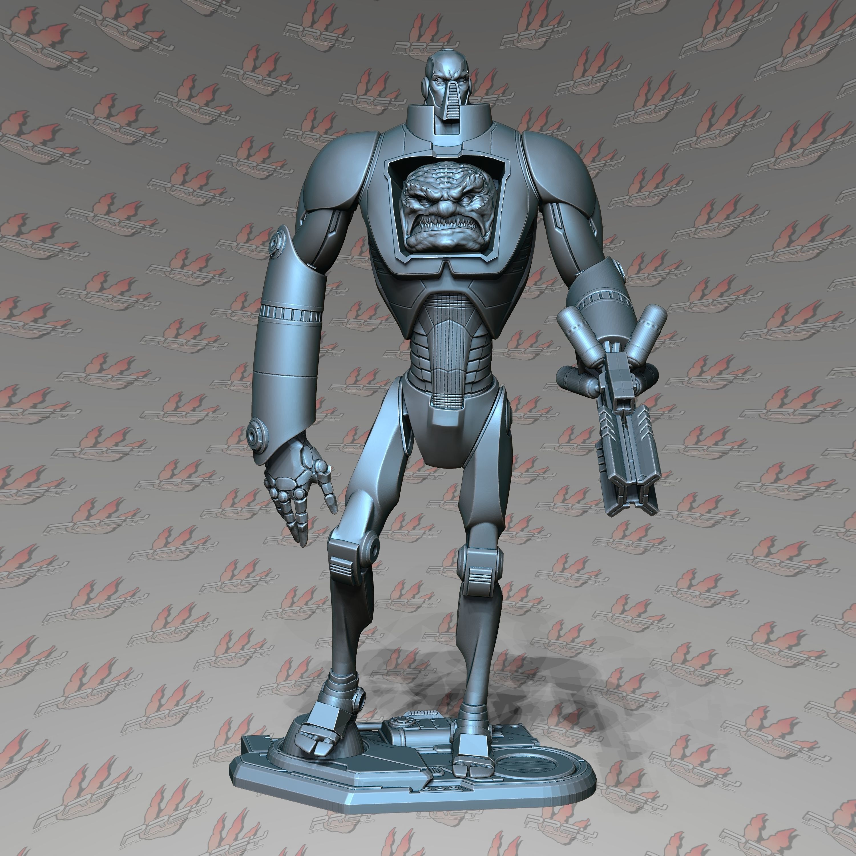 Krang 1-10 3D print model_1