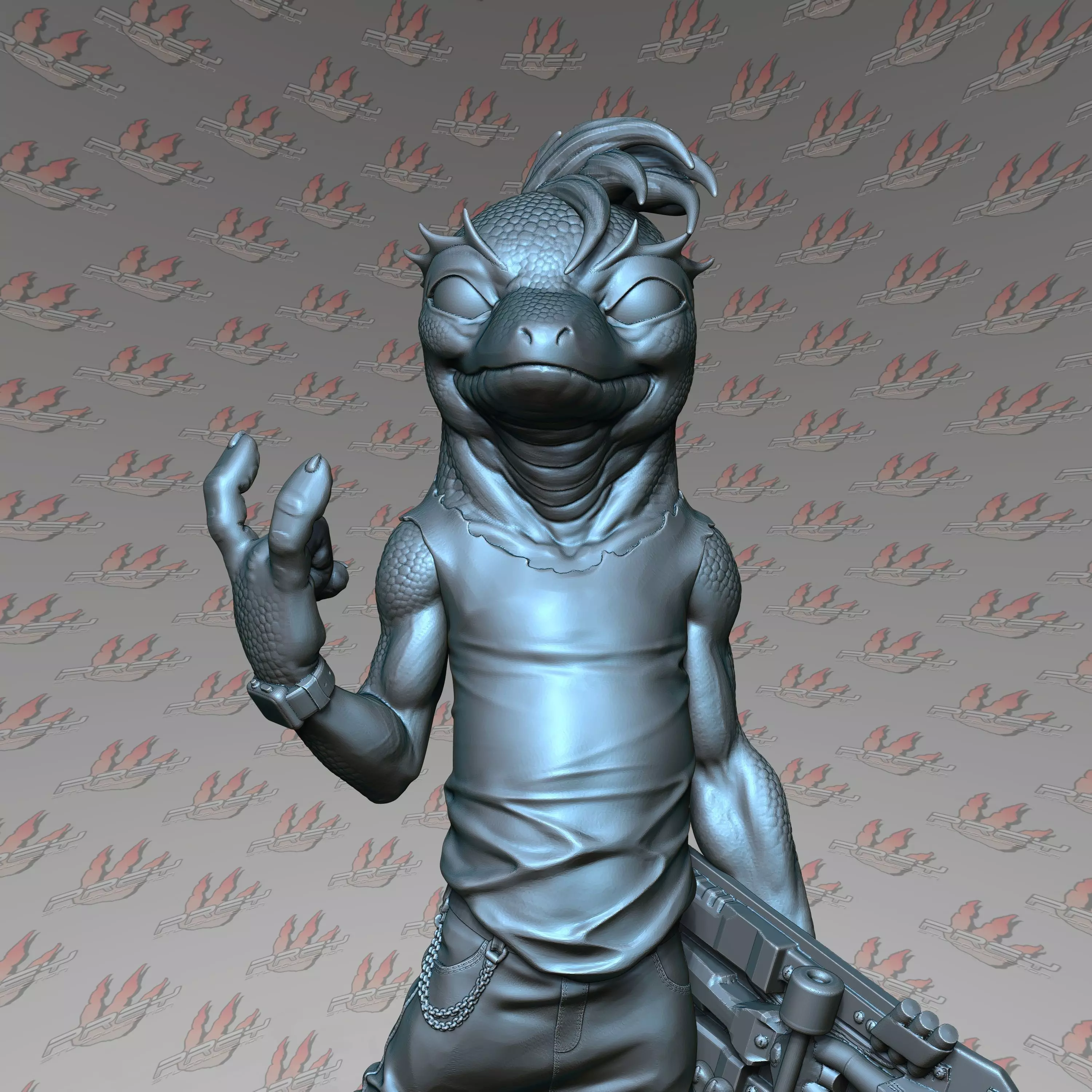 Mondo Gecko 1-24 3D print model_0