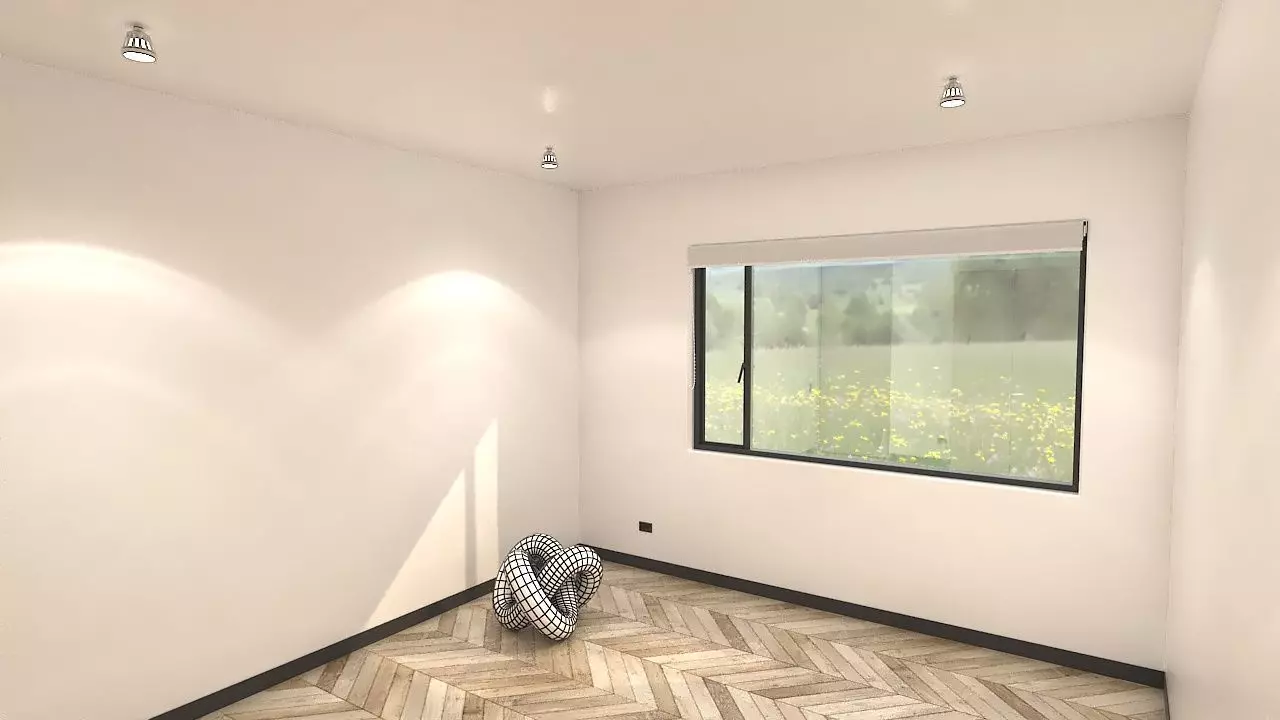 Empty room 3D model_0