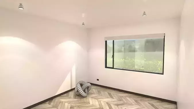 Empty room 3D model