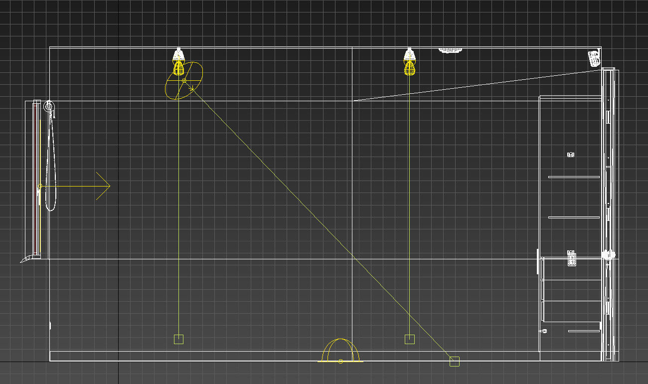 Empty room 3D model_17