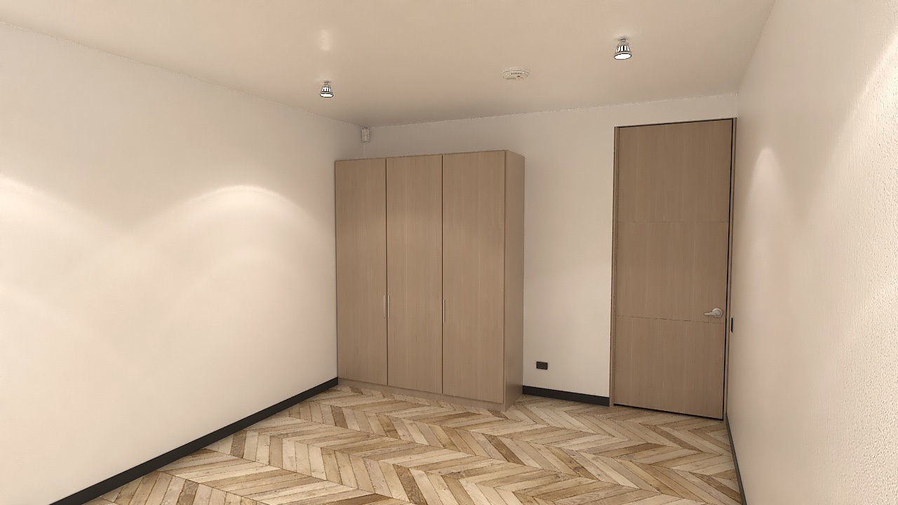 Empty room 3D model_3