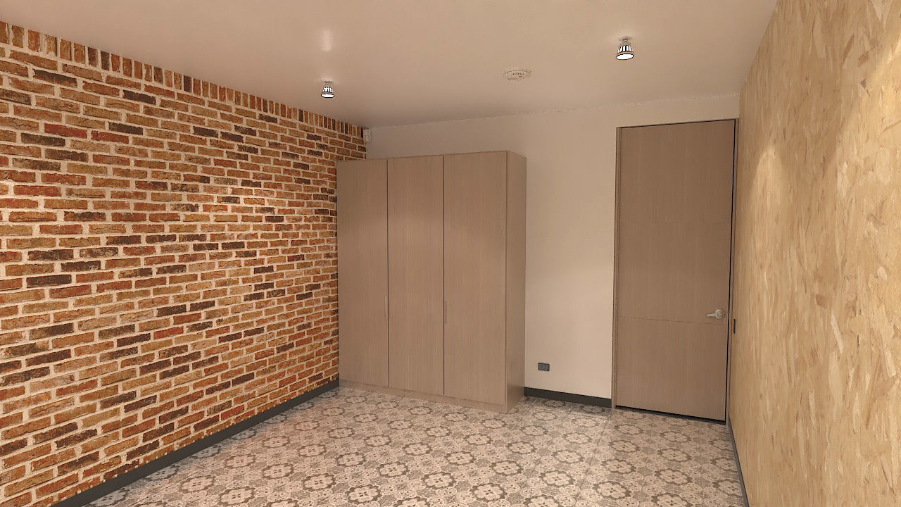 Empty room 3D model_5