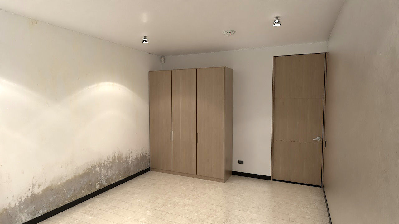 Empty room 3D model_7