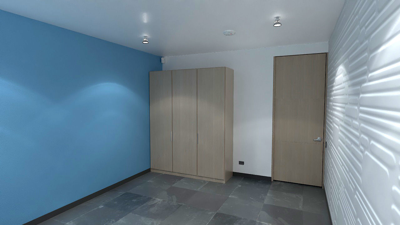 Empty room 3D model_4