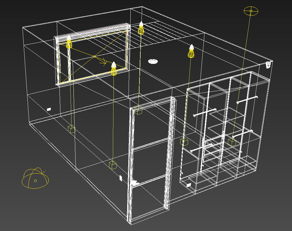 Empty room 3D model_18