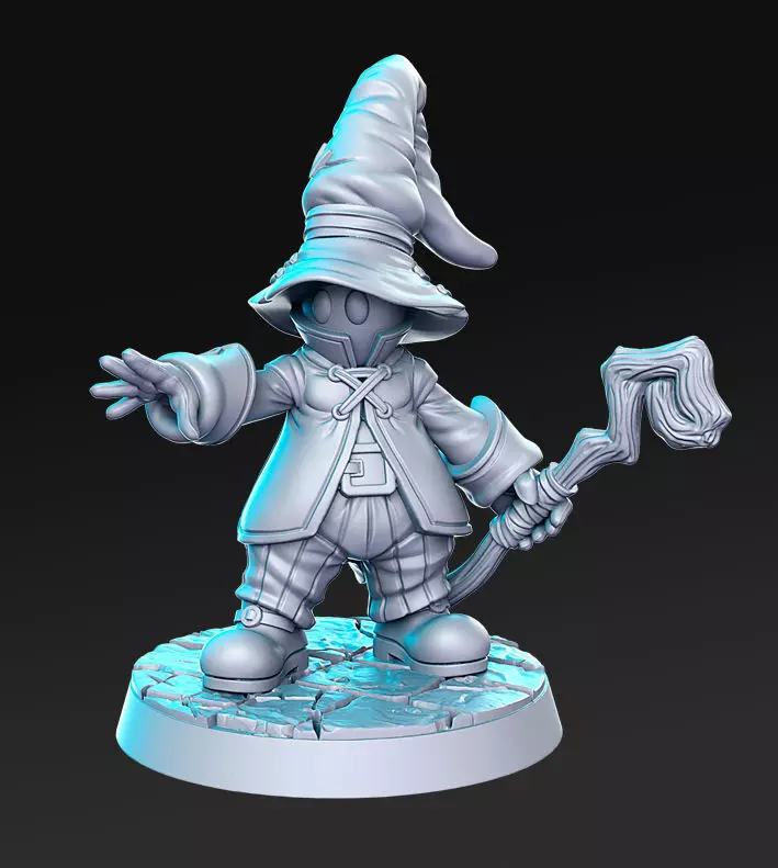 Vivi Ornitier Final Fantasy 32mm Pre-supported  3D print model_0