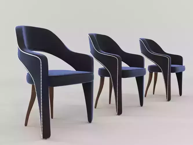 Velvet chair