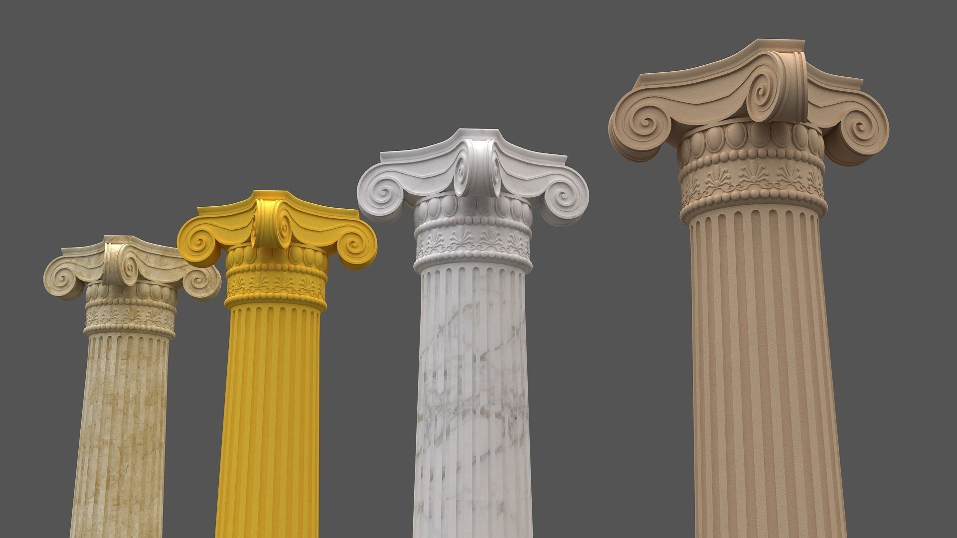 Corinthian Column 3d model 03 3D model_10