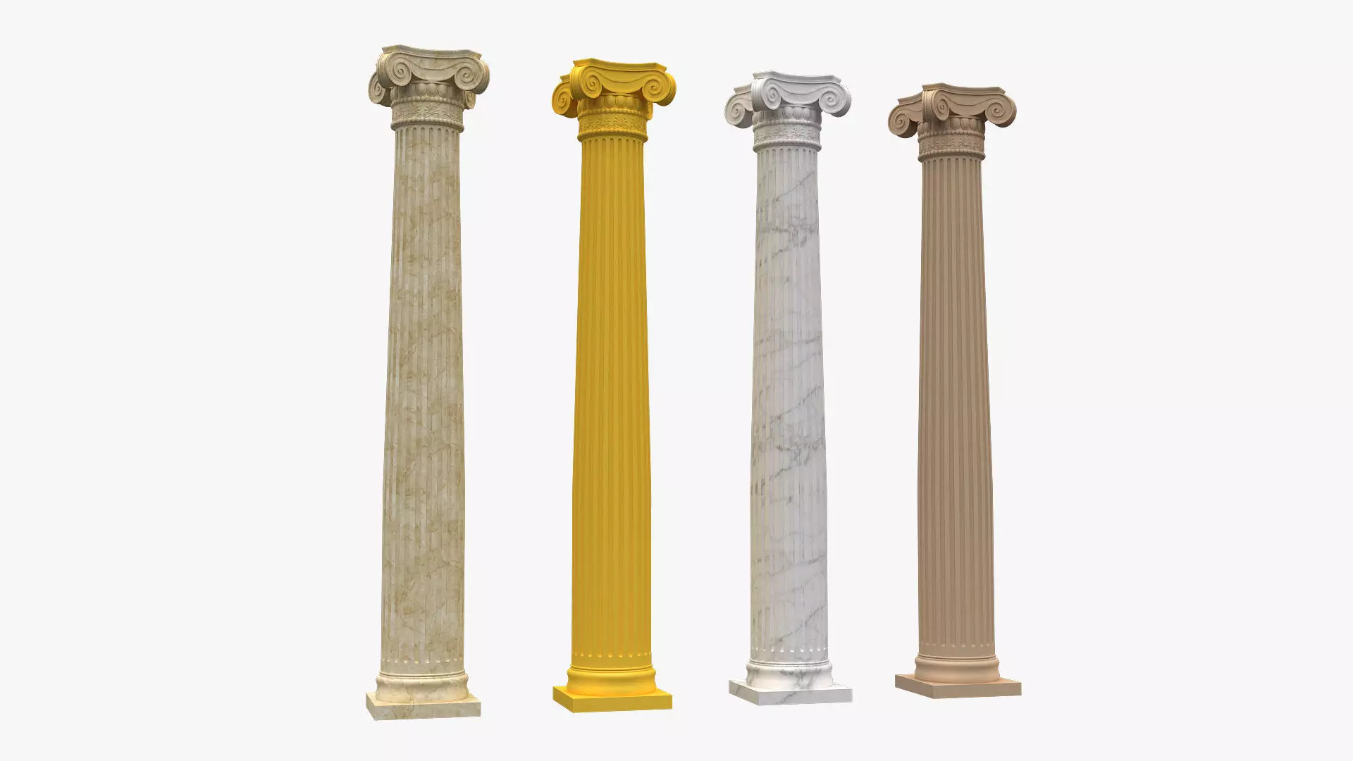 Corinthian Column 3d model 03 3D model_0