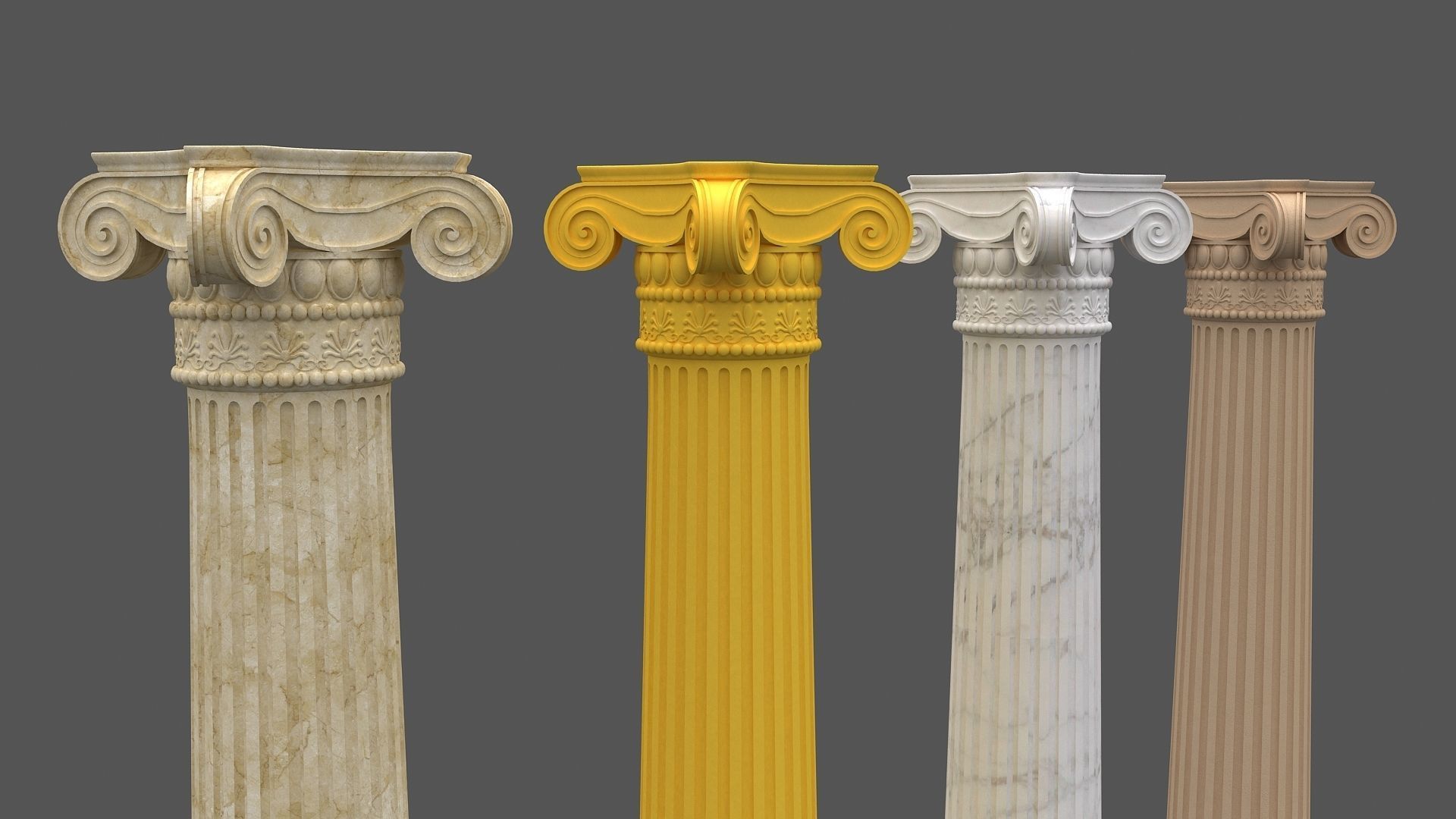 Corinthian Column 3d model 03 3D model_3