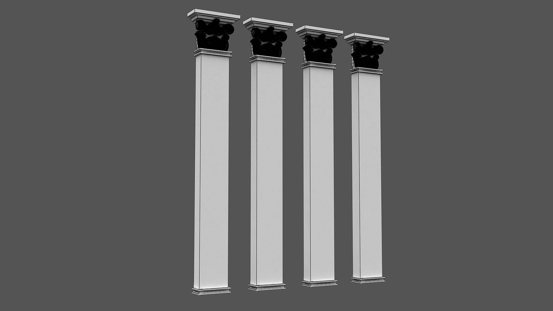 Corinthian Column 3d model 04 3D model_12