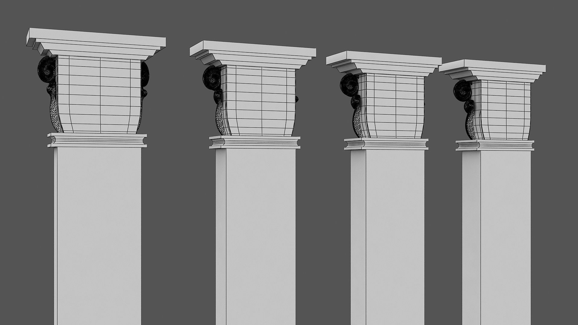 Corinthian Column 3d model 04 3D model_14
