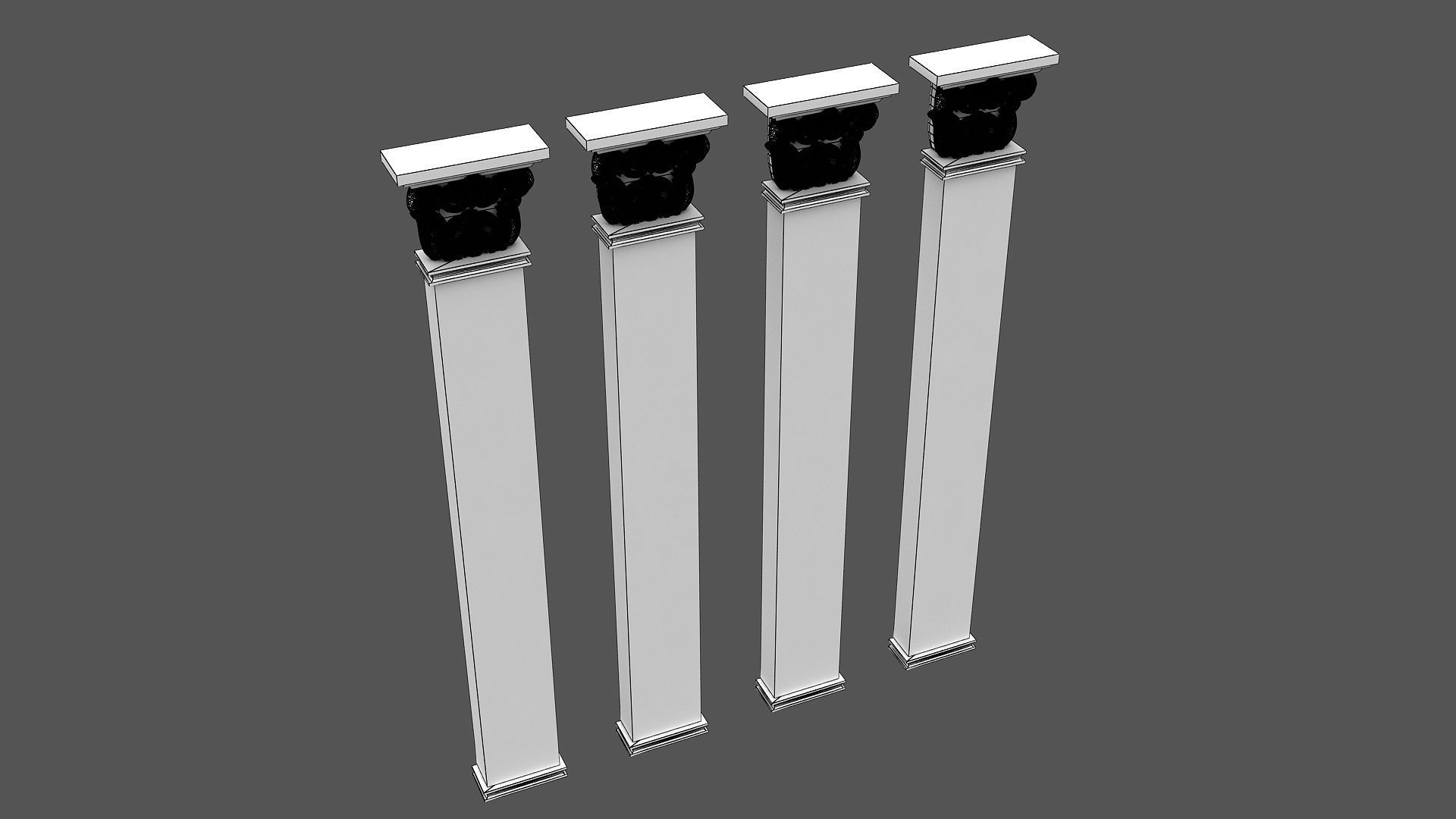 Corinthian Column 3d model 04 3D model_13