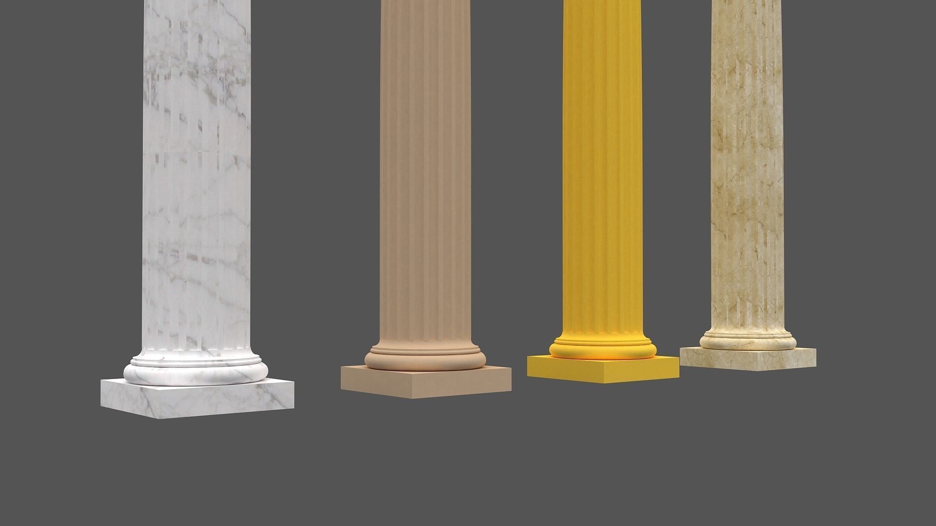 Corinthian Column 3d Model 06 3D model_3