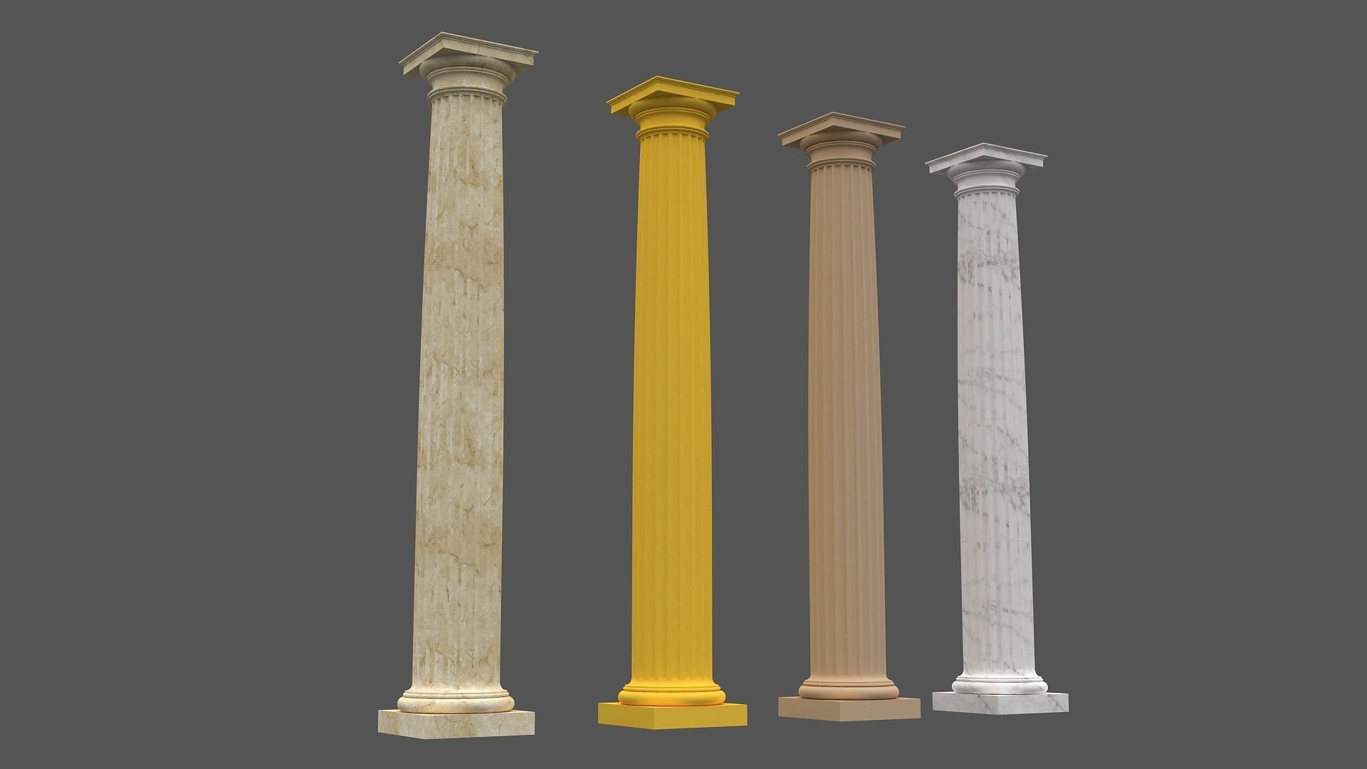 Corinthian Column 3d Model 06 3D model_6