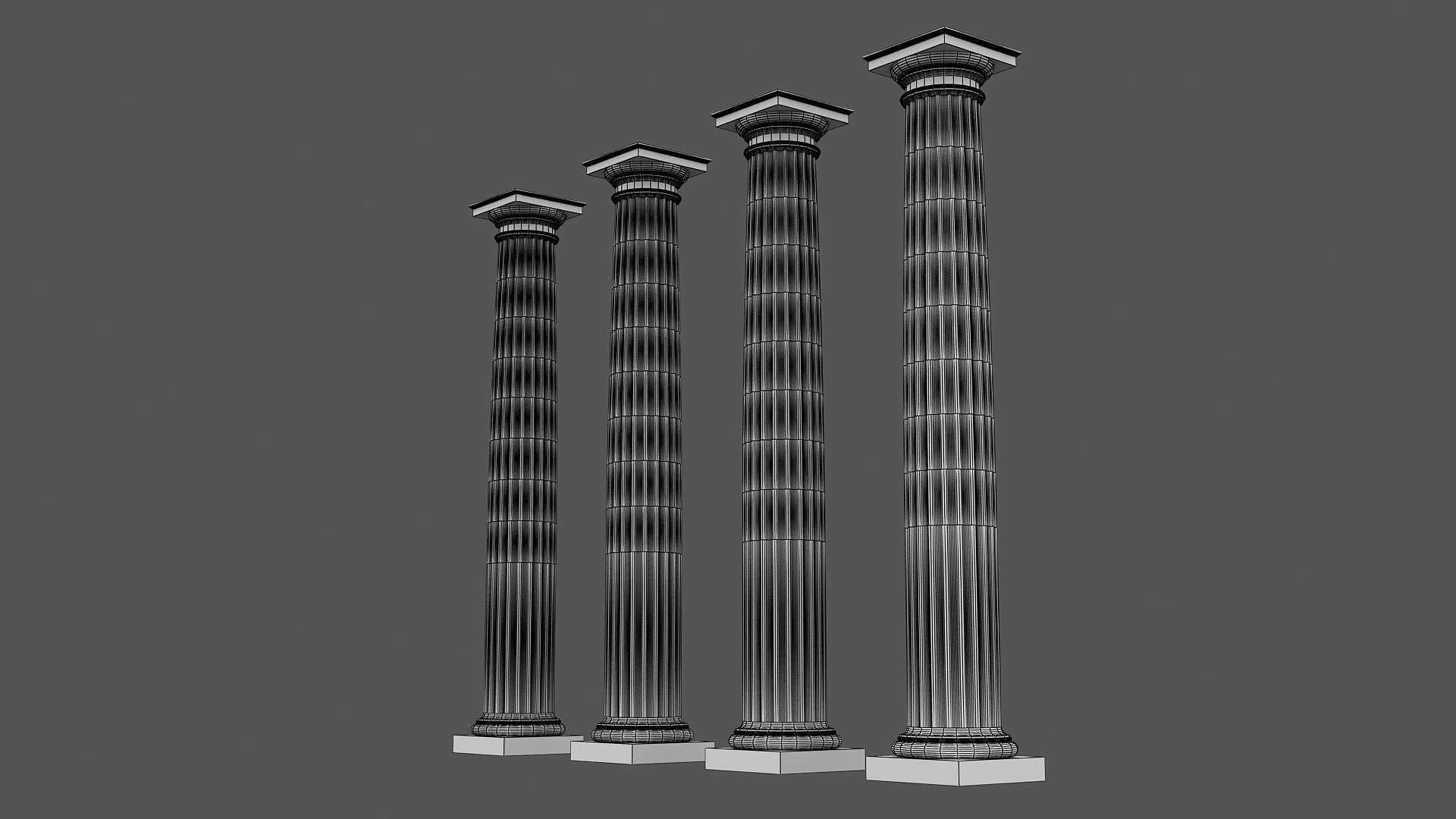 Corinthian Column 3d Model 06 3D model_14