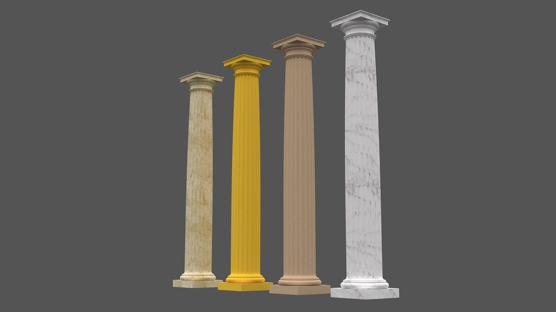 Corinthian Column 3d Model 06 3D model_2