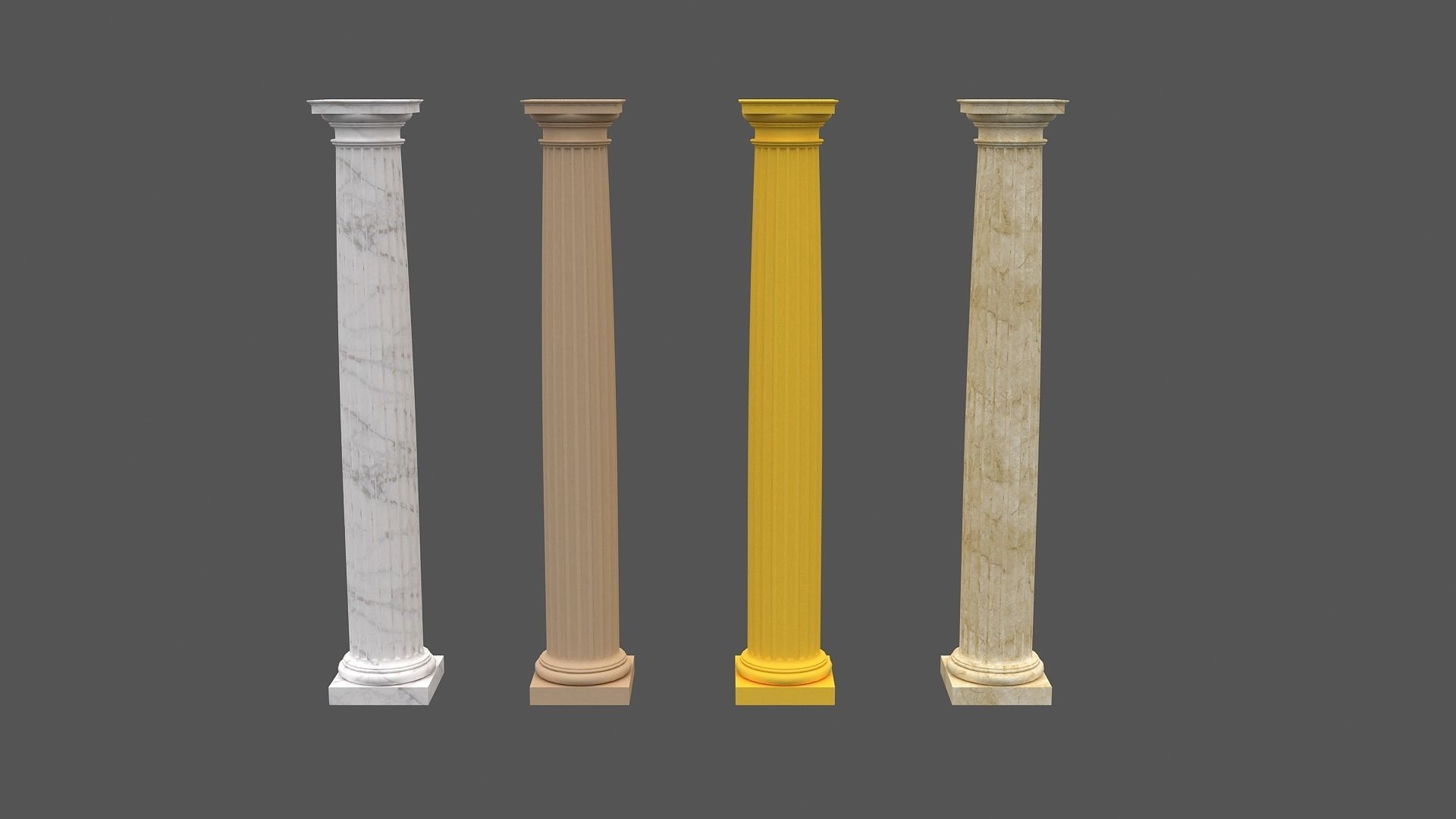 Corinthian Column 3d Model 06 3D model_9