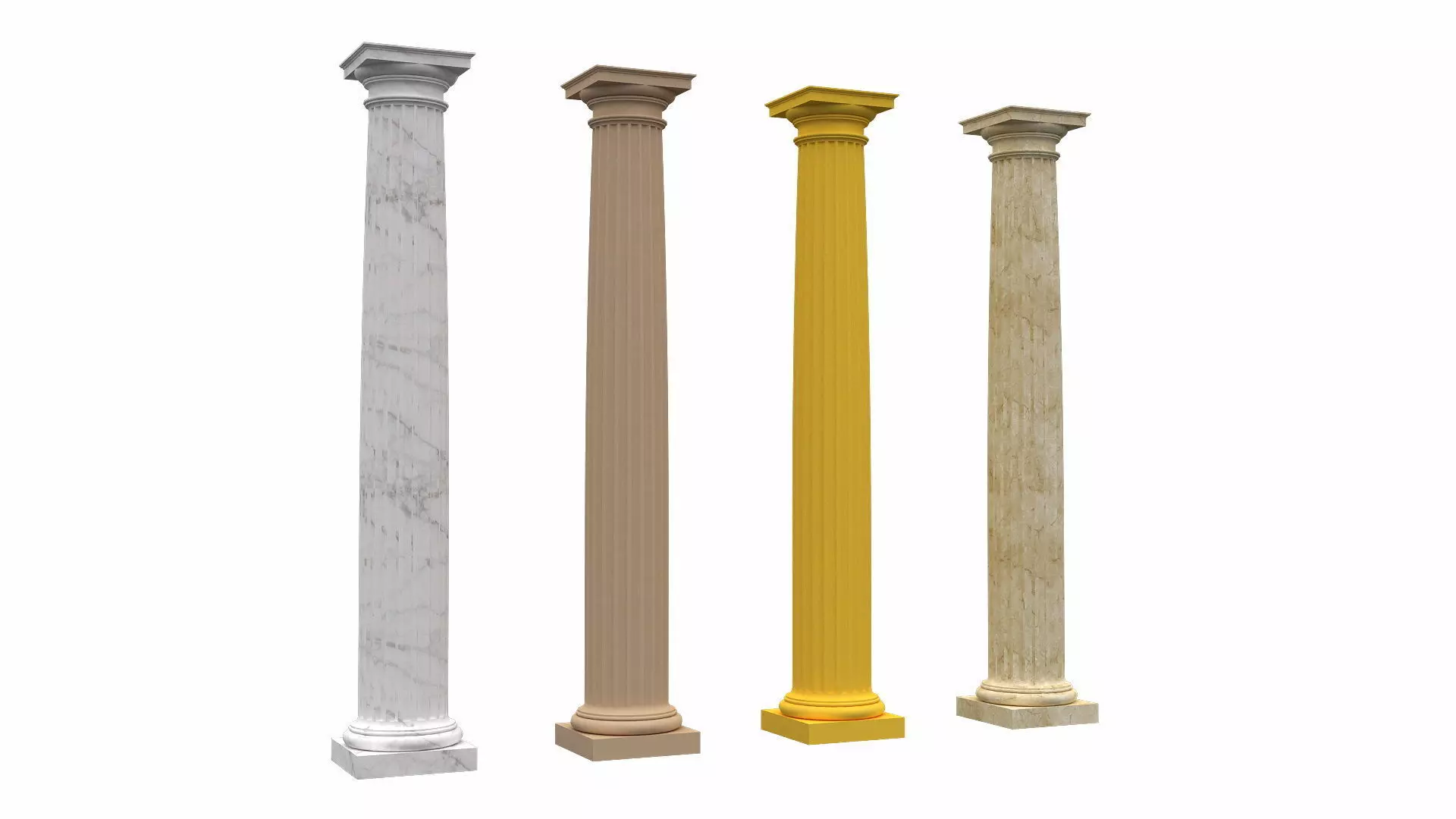 Corinthian Column 3d Model 06 3D model_0