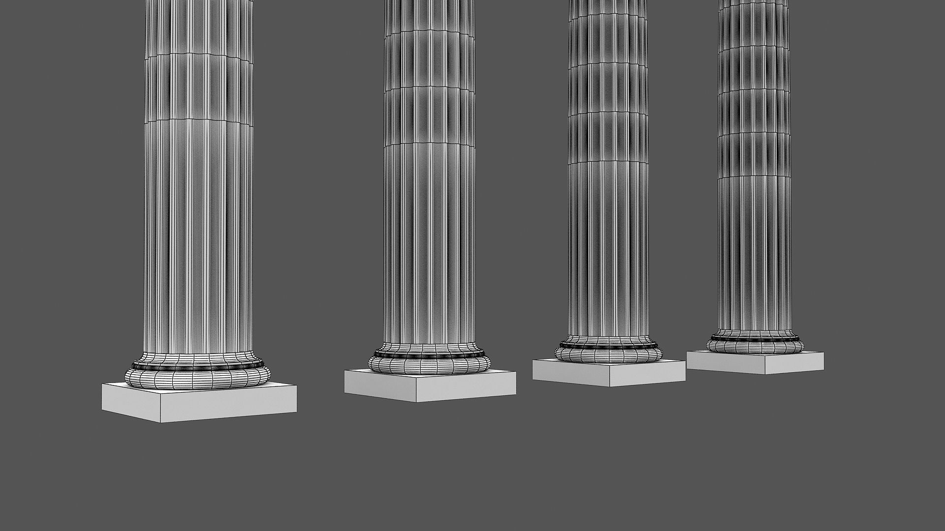 Corinthian Column 3d Model 06 3D model_11