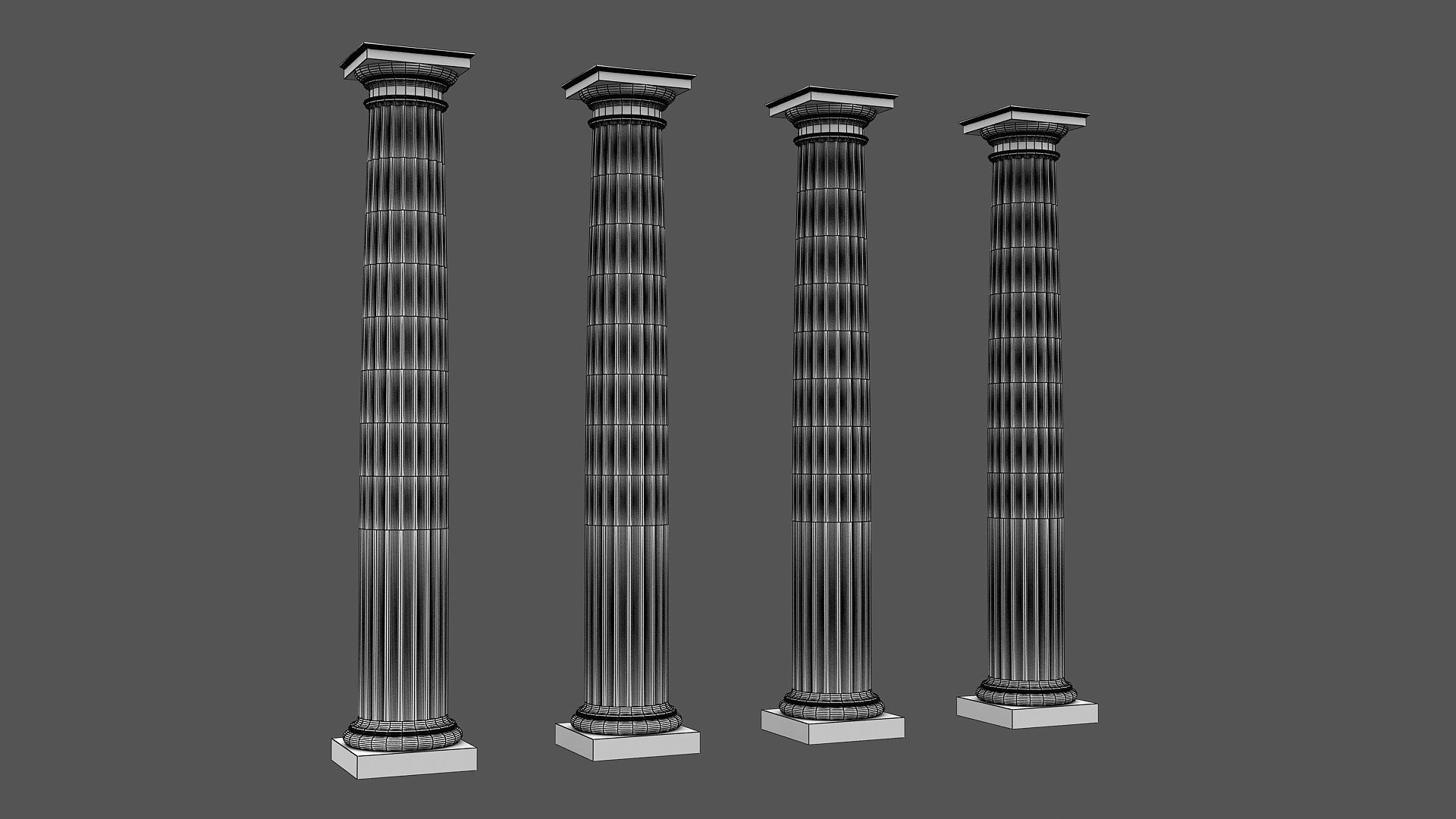 Corinthian Column 3d Model 06 3D model_15