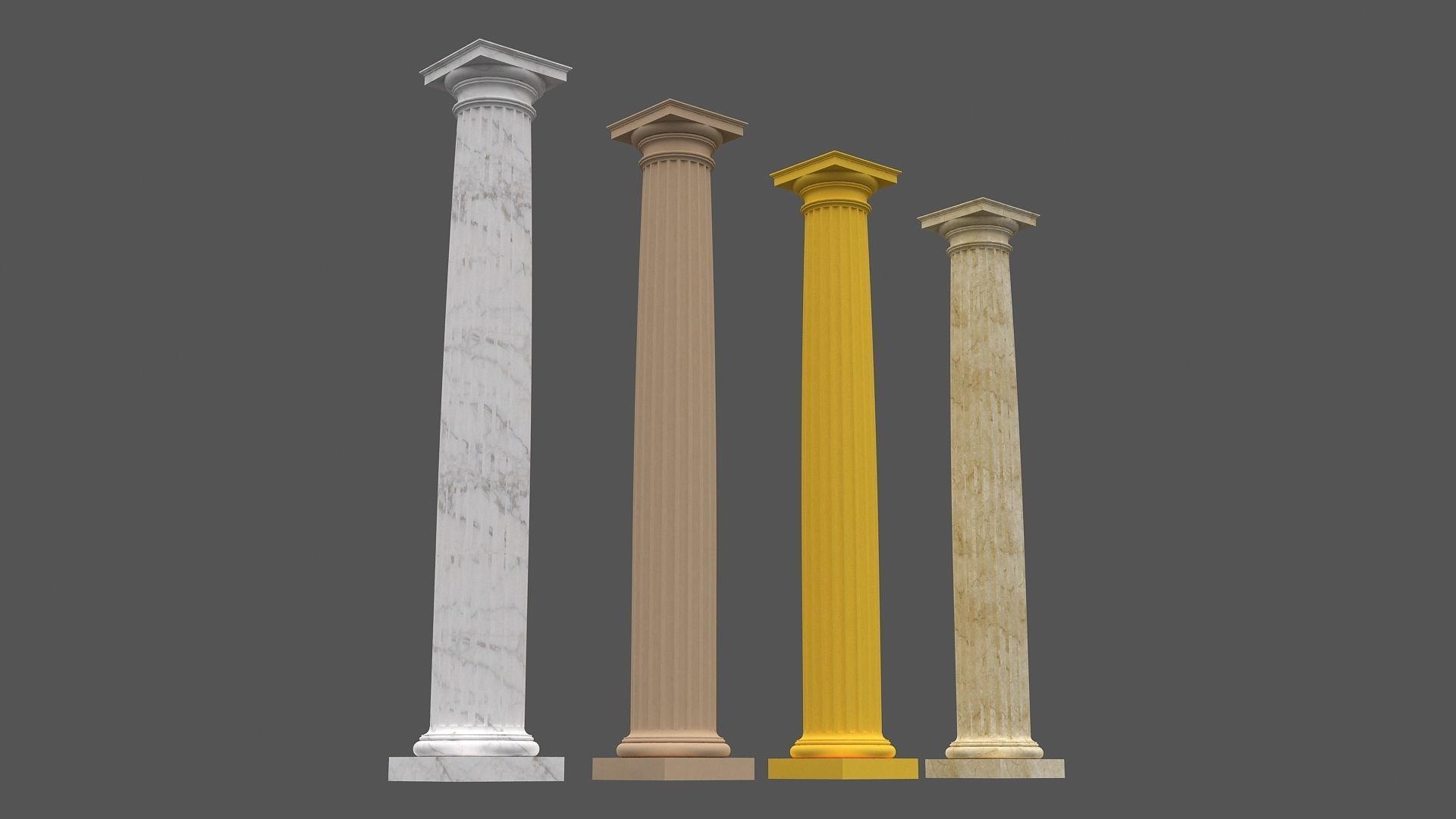 Corinthian Column 3d Model 06 3D model_4