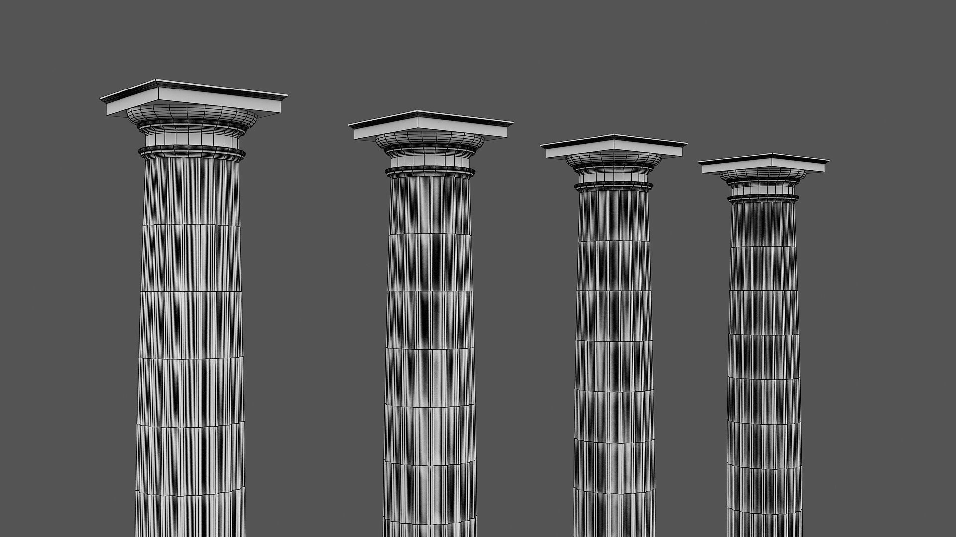 Corinthian Column 3d Model 06 3D model_13