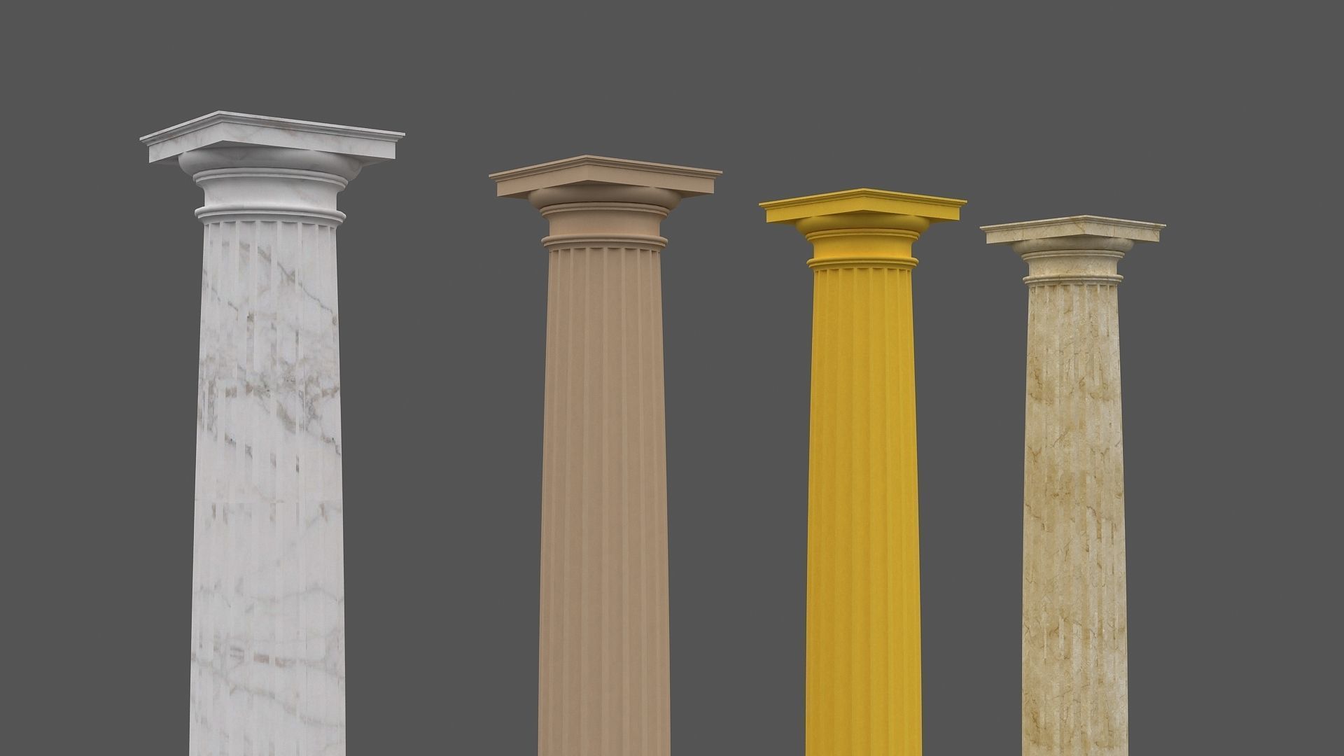 Corinthian Column 3d Model 06 3D model_5
