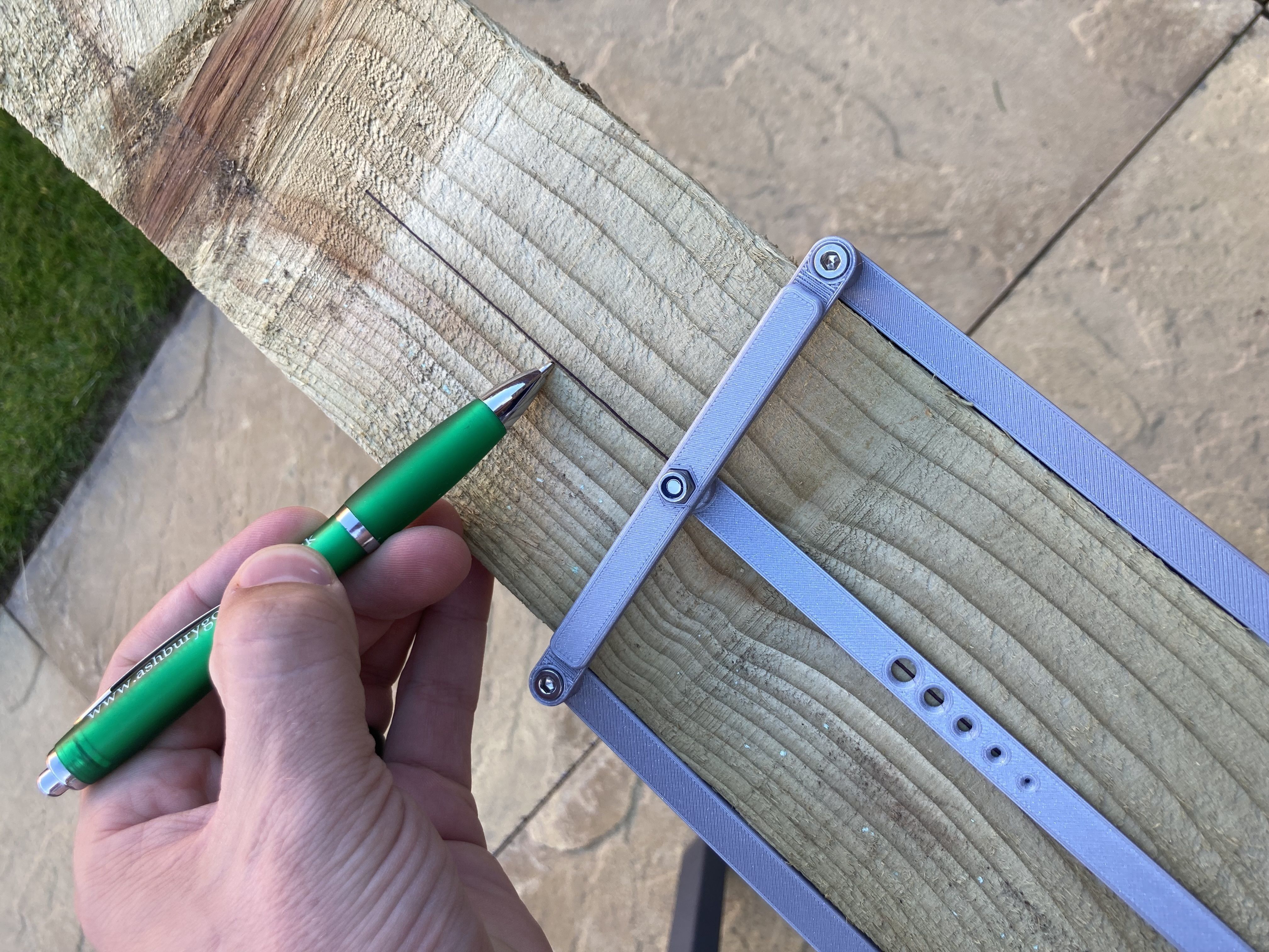 iNEADthat Centering Tool Centre Finder Marker 3D print model_6