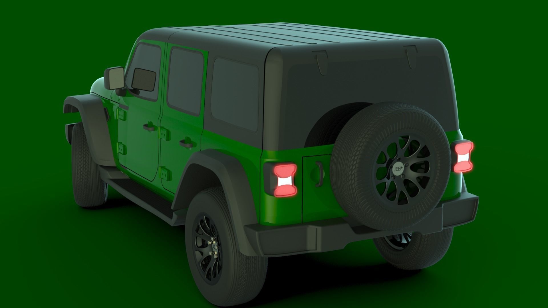 CAD model of JL JEEP WRANGLER 2018 3D model_2