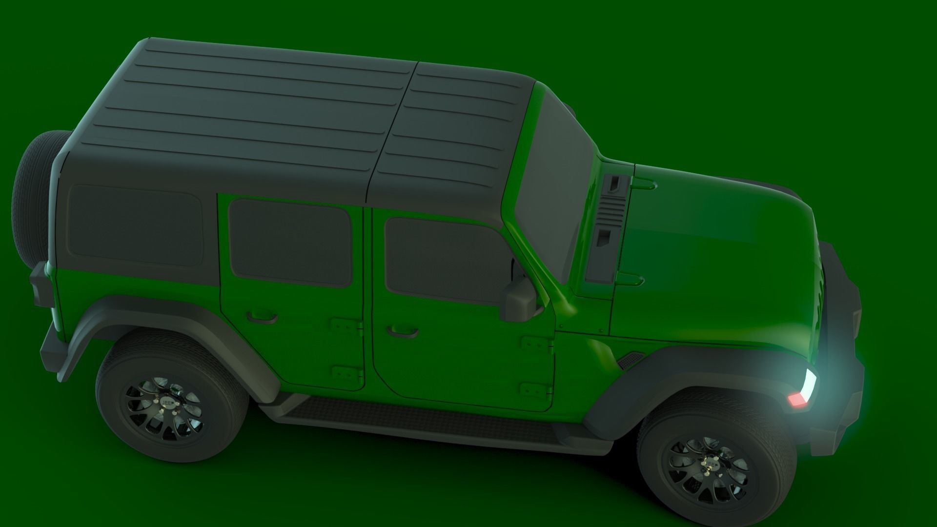 CAD model of JL JEEP WRANGLER 2018 3D model_3