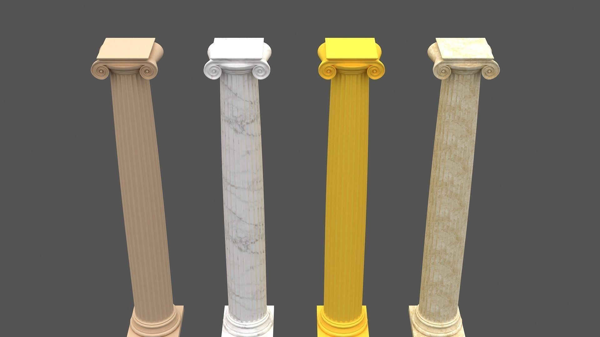 Corinthian Column 3d model 07 3D model_16