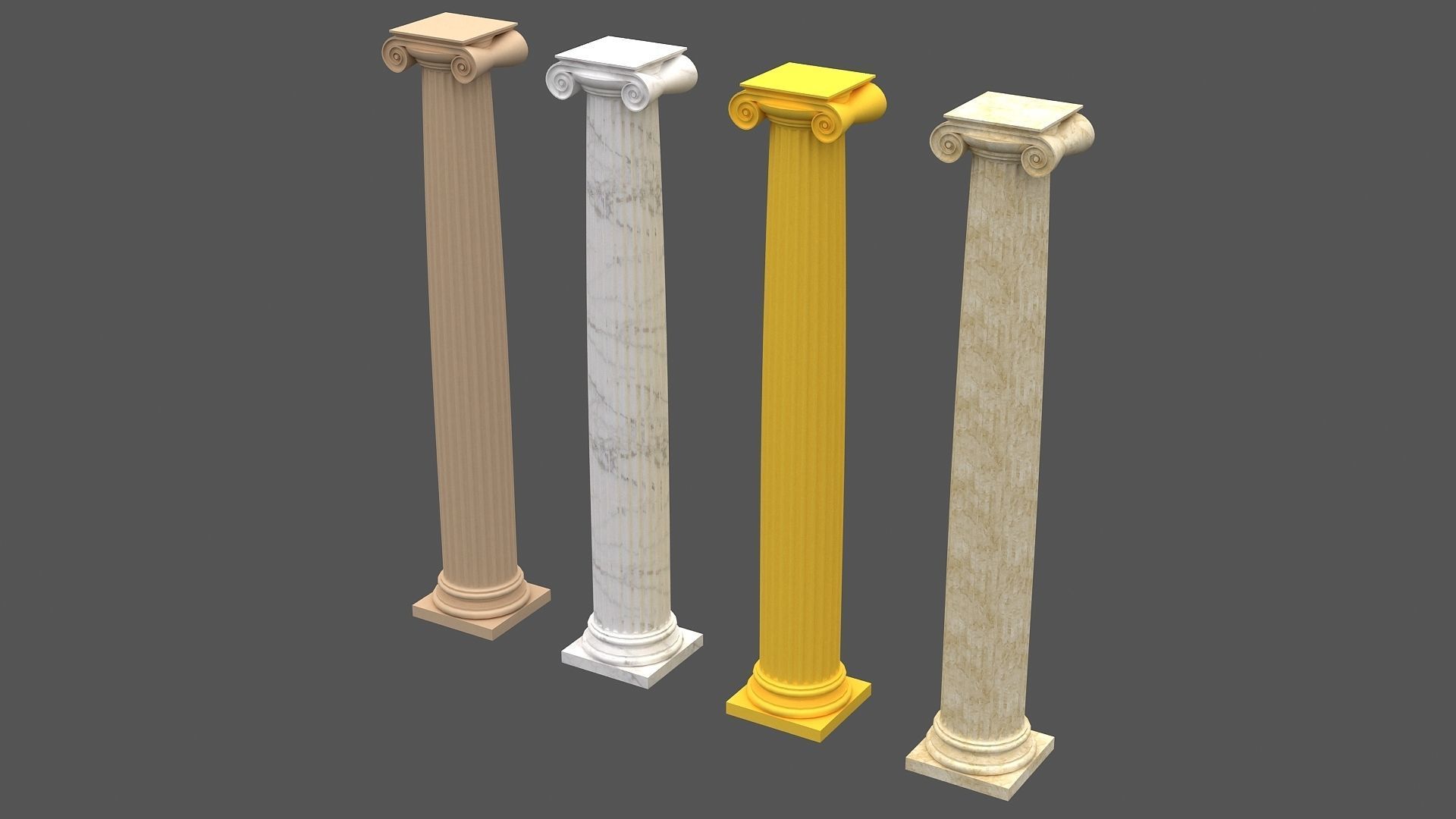 Corinthian Column 3d model 07 3D model_14