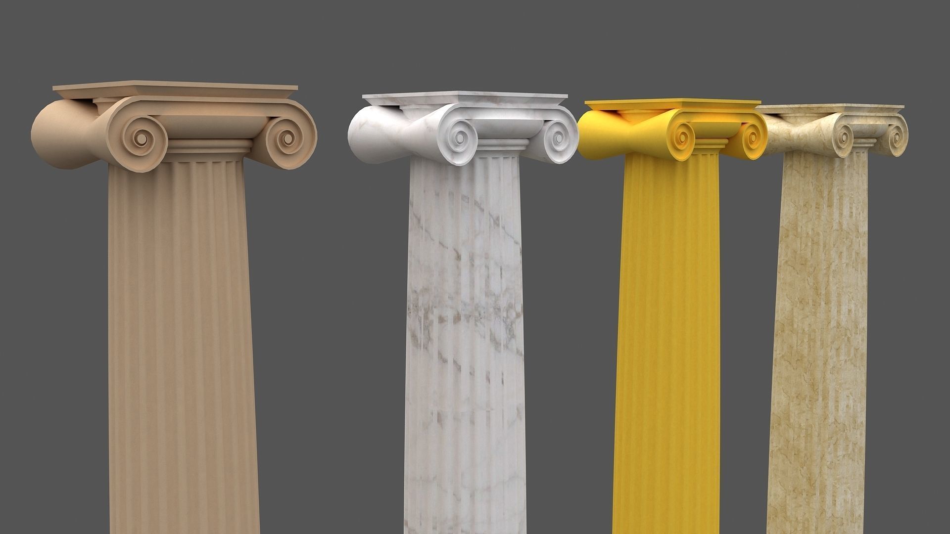 Corinthian Column 3d model 07 3D model_11