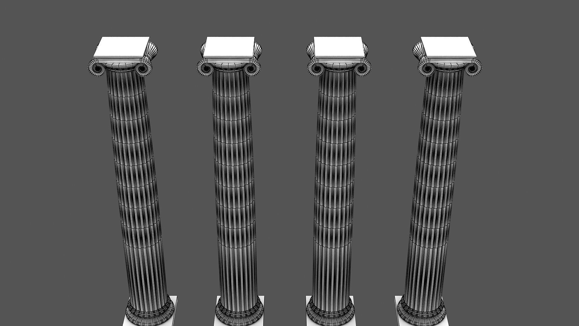 Corinthian Column 3d model 07 3D model_7