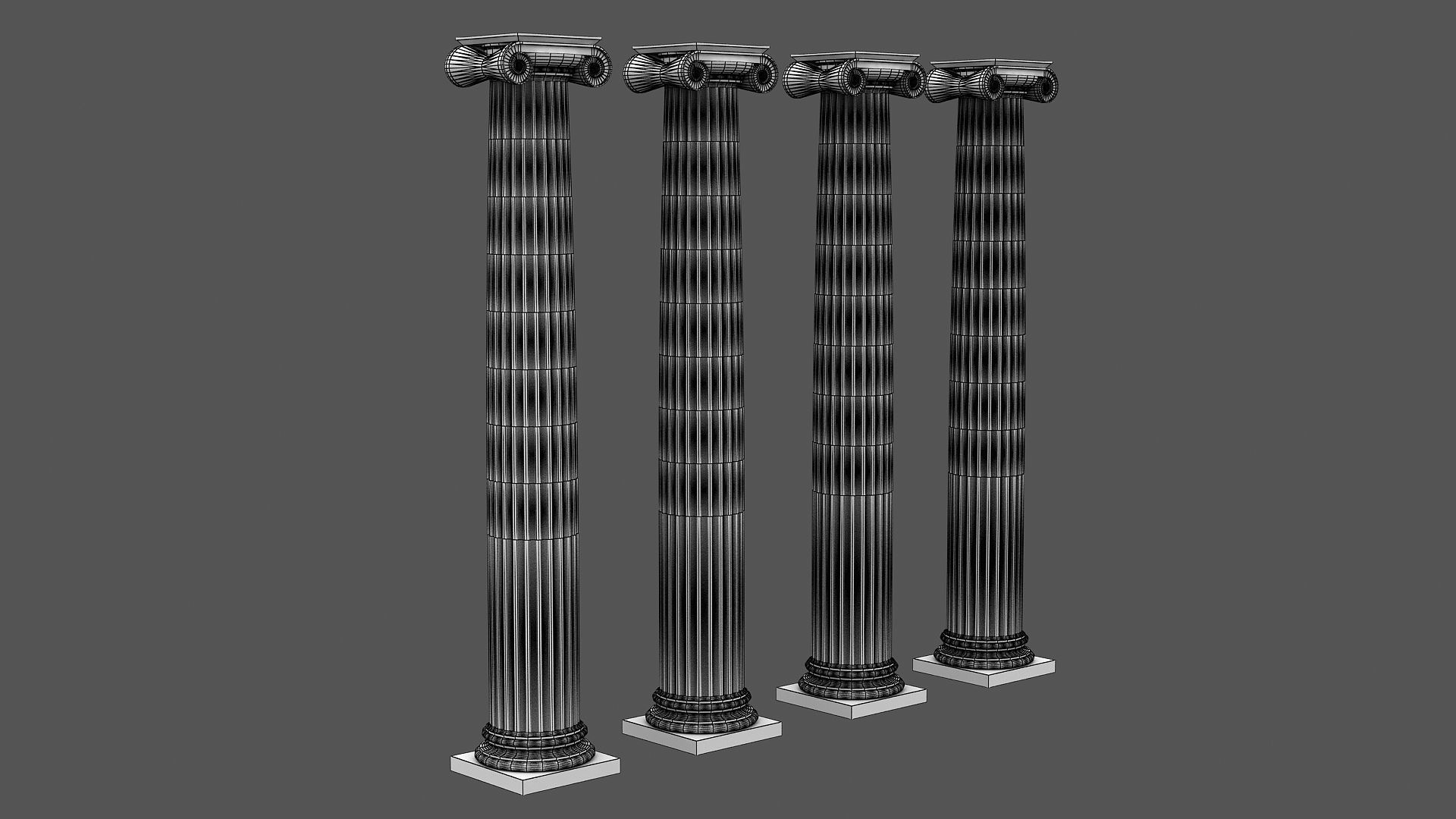 Corinthian Column 3d model 07 3D model_3