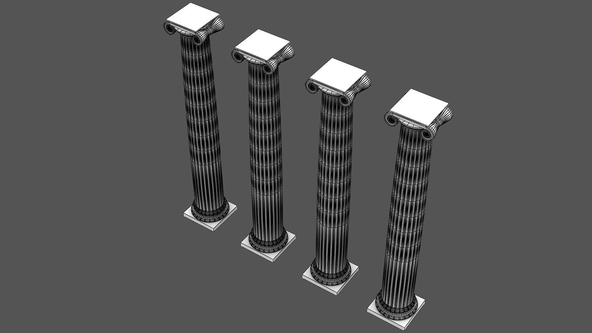 Corinthian Column 3d model 07 3D model_10