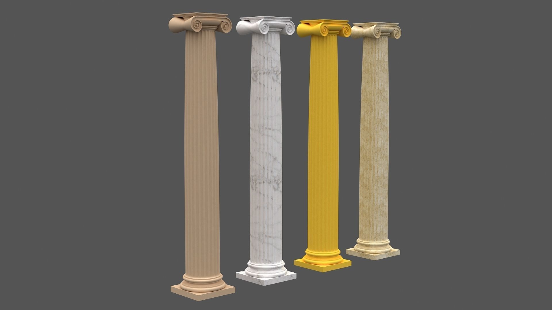 Corinthian Column 3d model 07 3D model_12