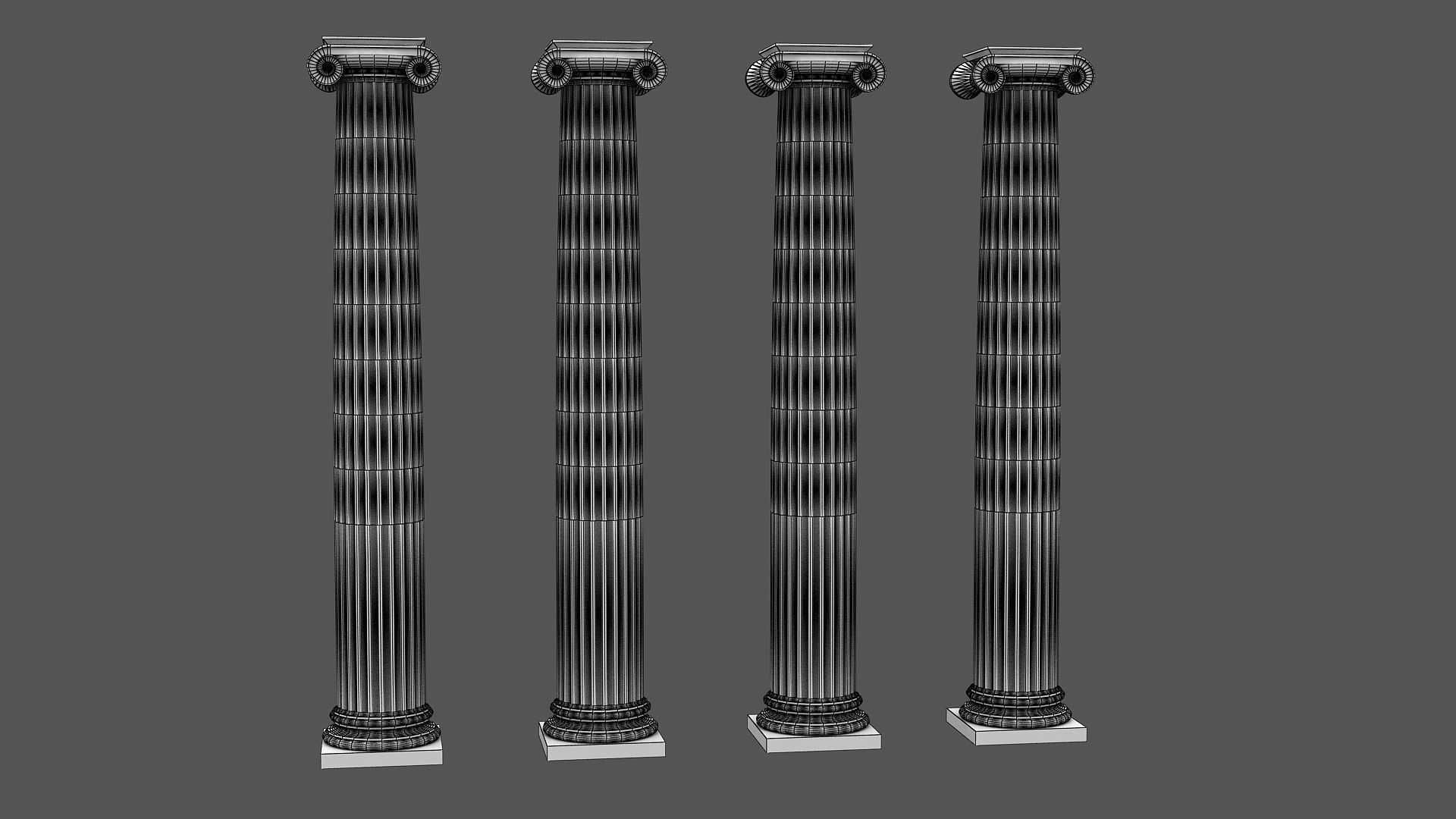Corinthian Column 3d model 07 3D model_9