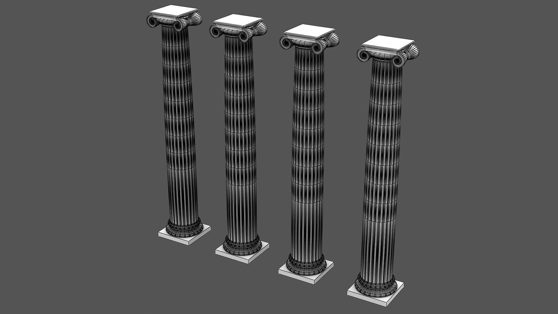 Corinthian Column 3d model 07 3D model_5