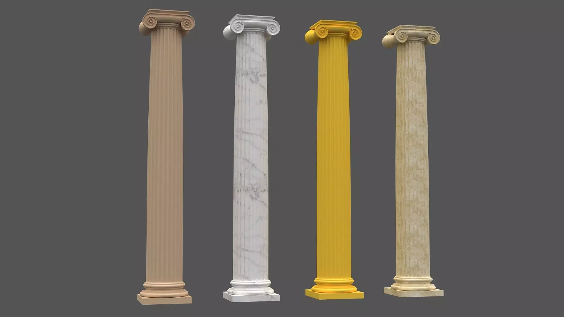 Corinthian Column 3d model 07 3D model_0