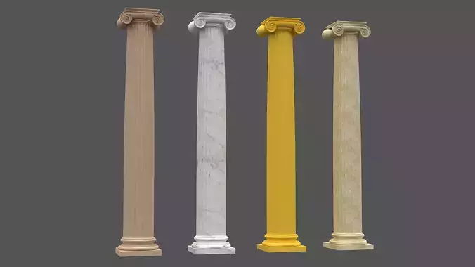 Corinthian Column 3d model 07 3D model