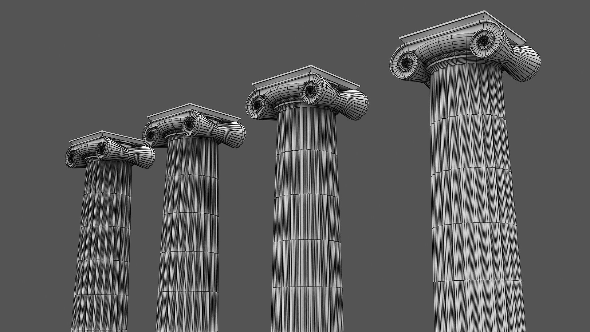 Corinthian Column 3d model 07 3D model_6