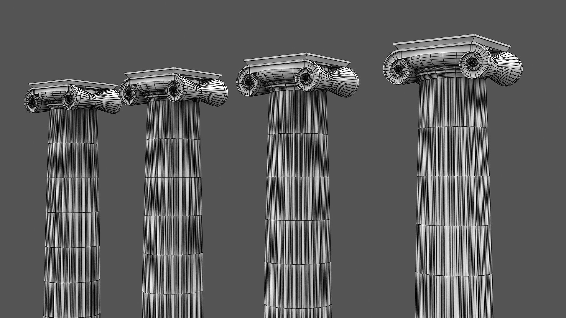Corinthian Column 3d model 07 3D model_8