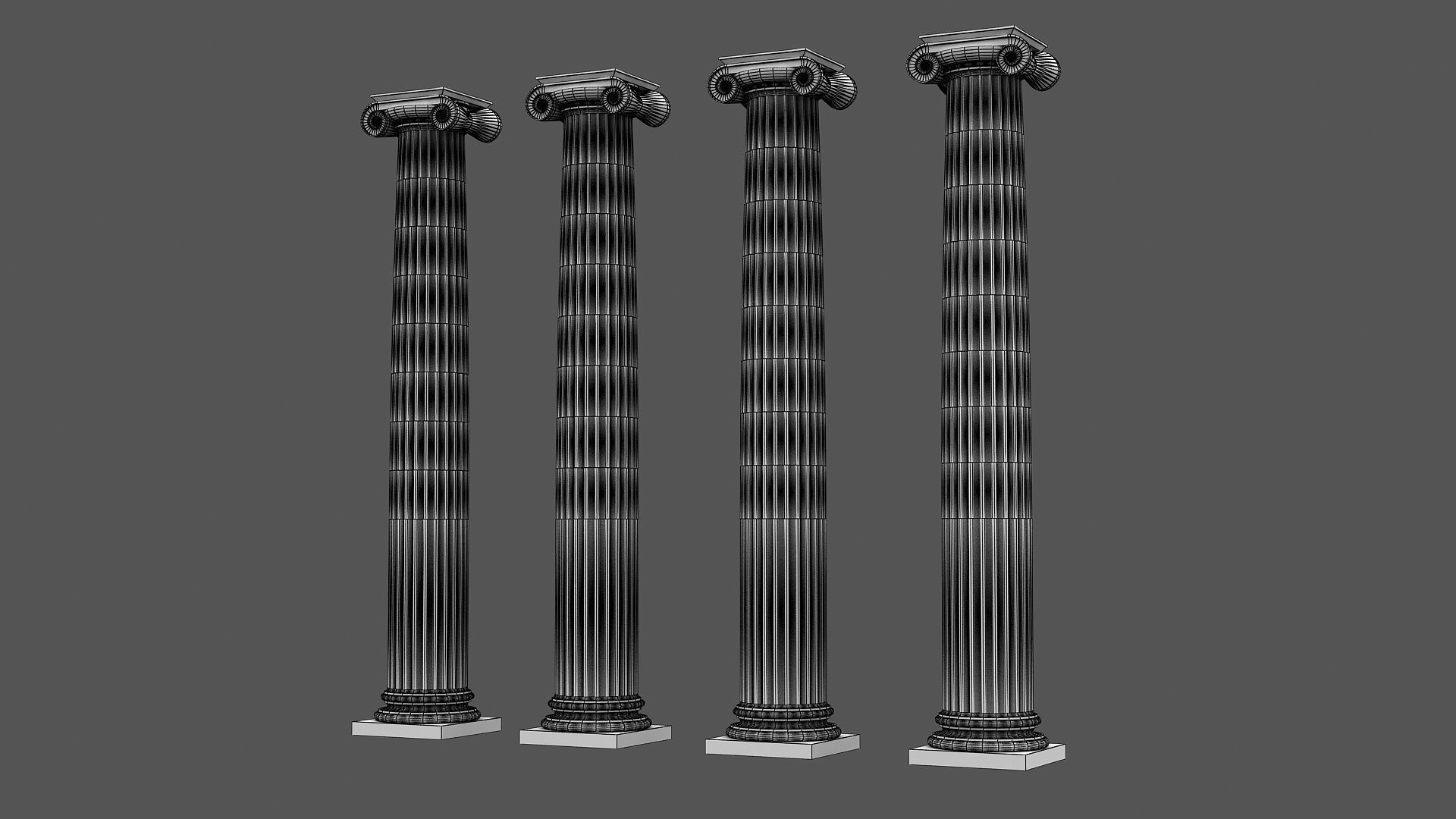 Corinthian Column 3d model 07 3D model_4