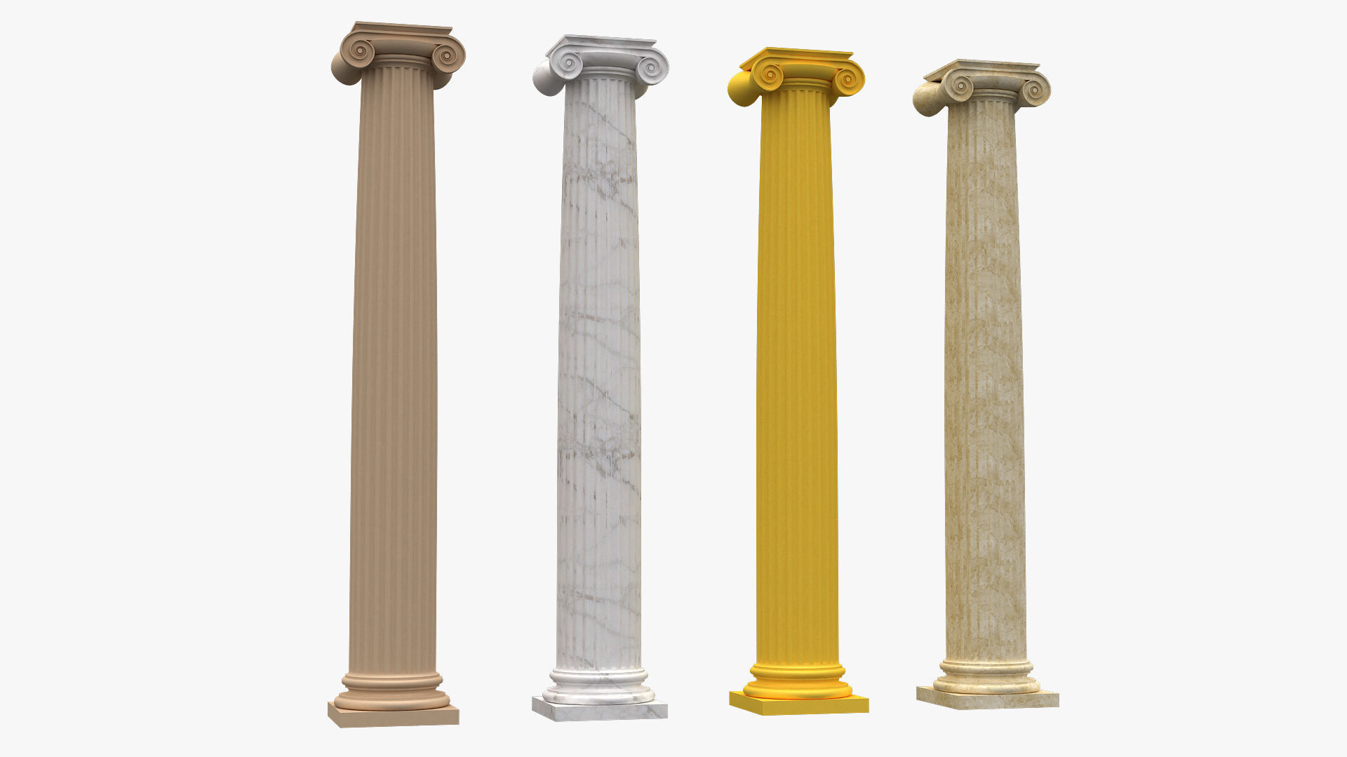 Corinthian Column 3d model 07 3D model_2
