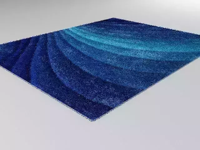 Shag rug 3D model