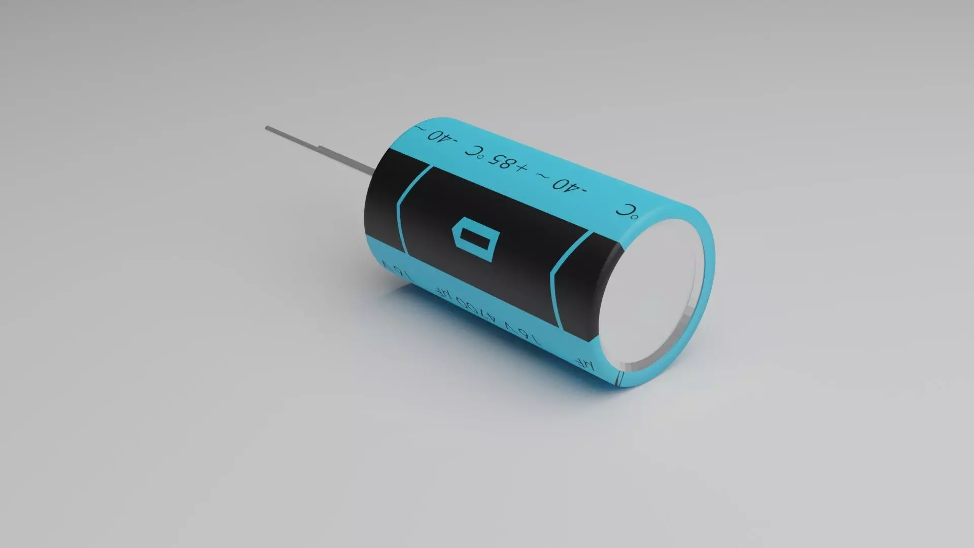 Capacitor battery Free 3D model